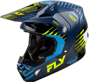 Youth Formula Cp Slice Helmet Navy/Hi Vis/White Yl