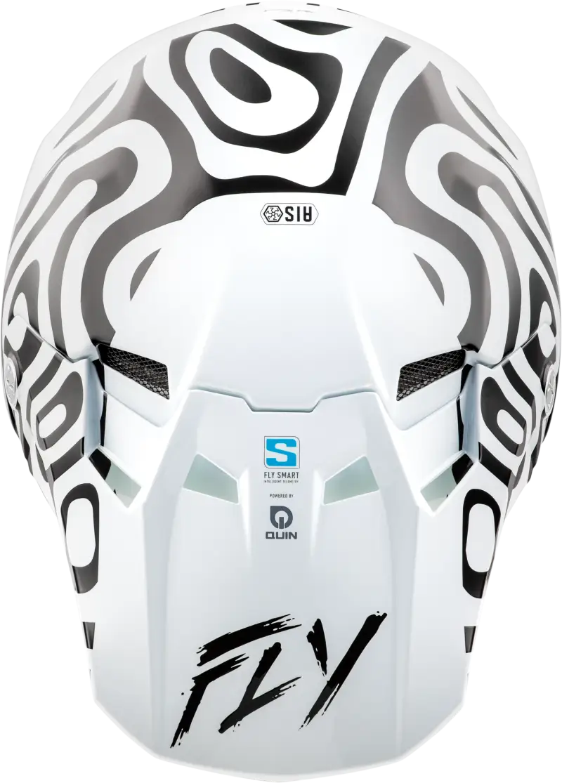 Youth Formula S Carbon Abyss Helmet White/Black Yl