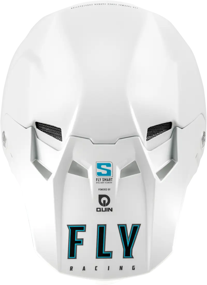Youth Formula S Carbon Solid Helmet White Yl
