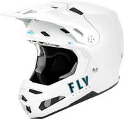 Youth Formula S Carbon Solid Helmet White Yl