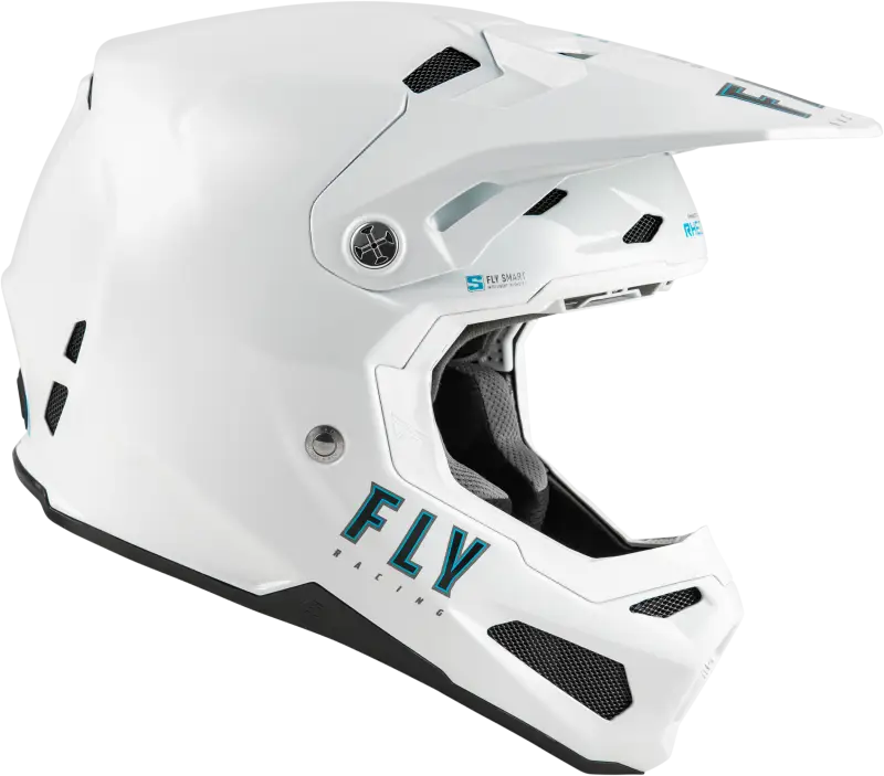 Youth Formula S Carbon Solid Helmet White Yl