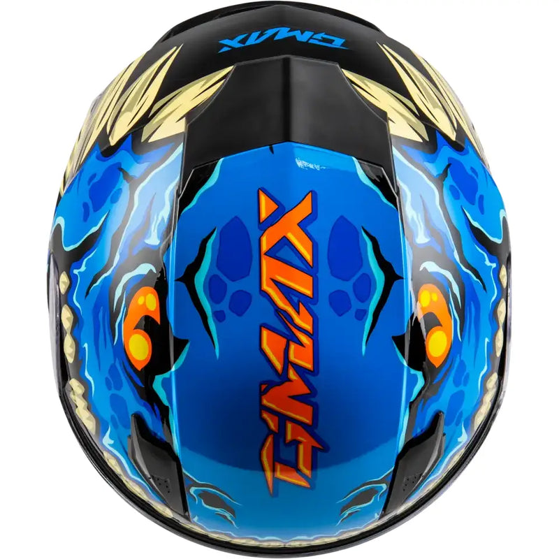 Youth Gm 49y Drax Snow Helmet Blue Yl - Powersports