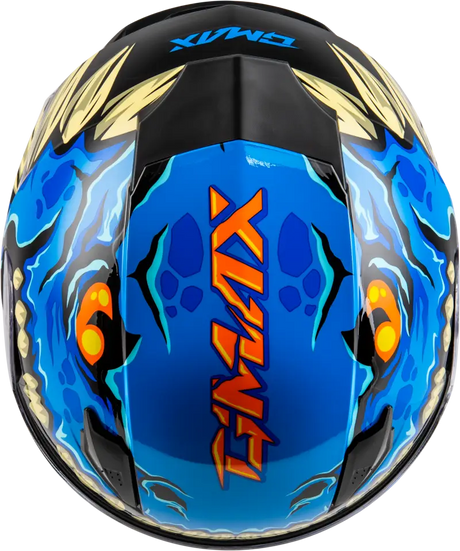 Youth Gm 49y Drax Snow Helmet Blue Yl - Powersports