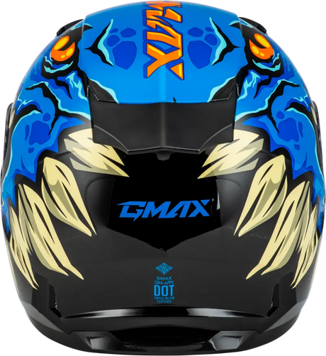 Youth Gm 49y Drax Snow Helmet Blue Yl - Powersports