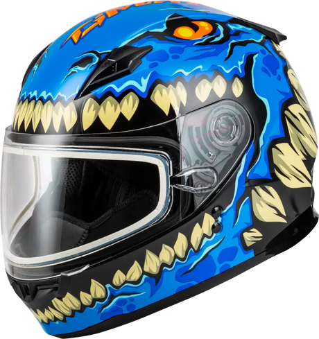 Youth Gm 49y Drax Snow Helmet Blue Yl - Powersports