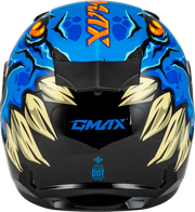 Youth Gm 49y Drax Snow Helmet Blue Ys - Powersports