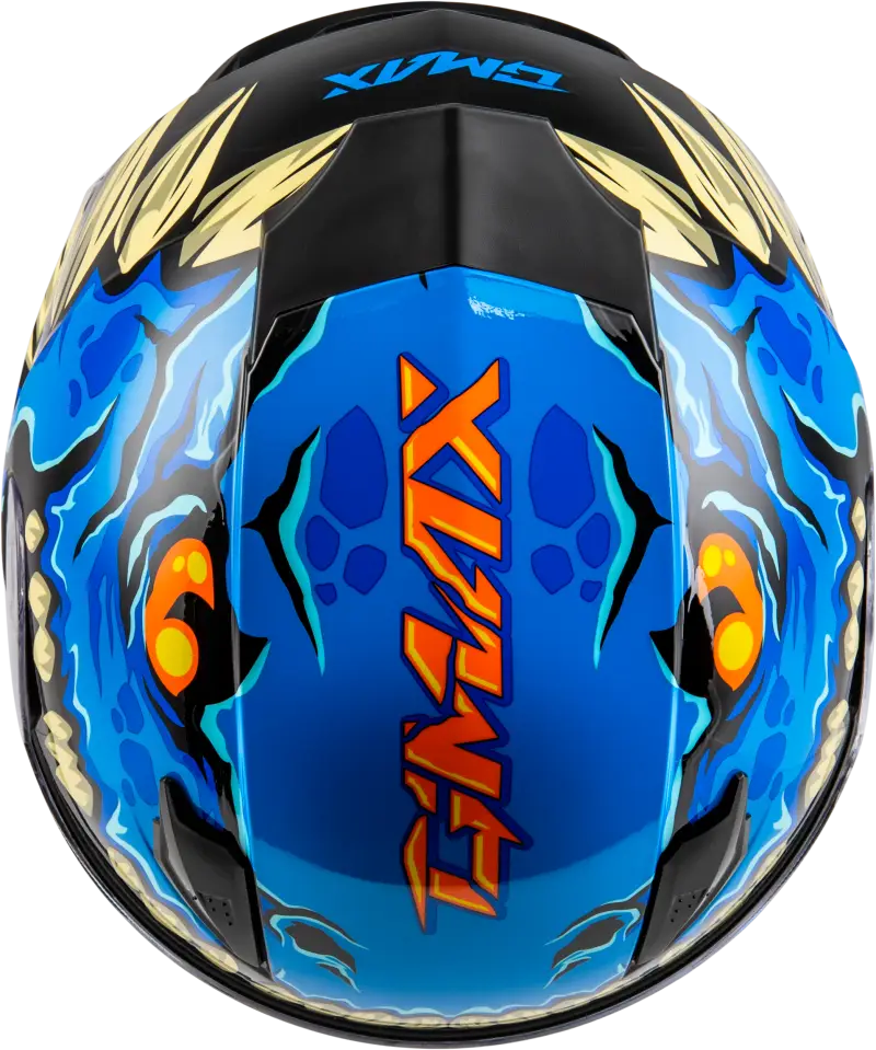 Youth Gm 49y Drax Snow Helmet Blue Ys - Powersports