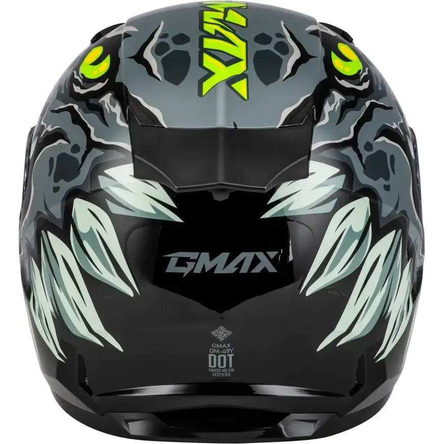 Youth Gm 49y Drax Snow Helmet Grey Yl - Powersports