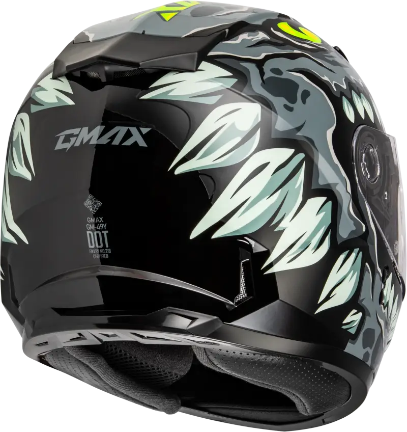Youth Gm 49y Drax Snow Helmet Grey Yl - Powersports
