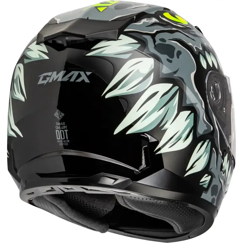Youth Gm 49y Drax Snow Helmet Grey Ym - Powersports