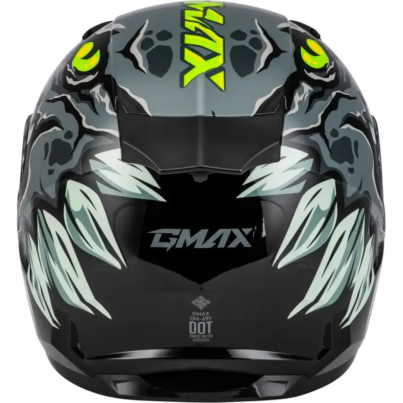 Youth Gm 49y Drax Snow Helmet Grey Ym - Powersports