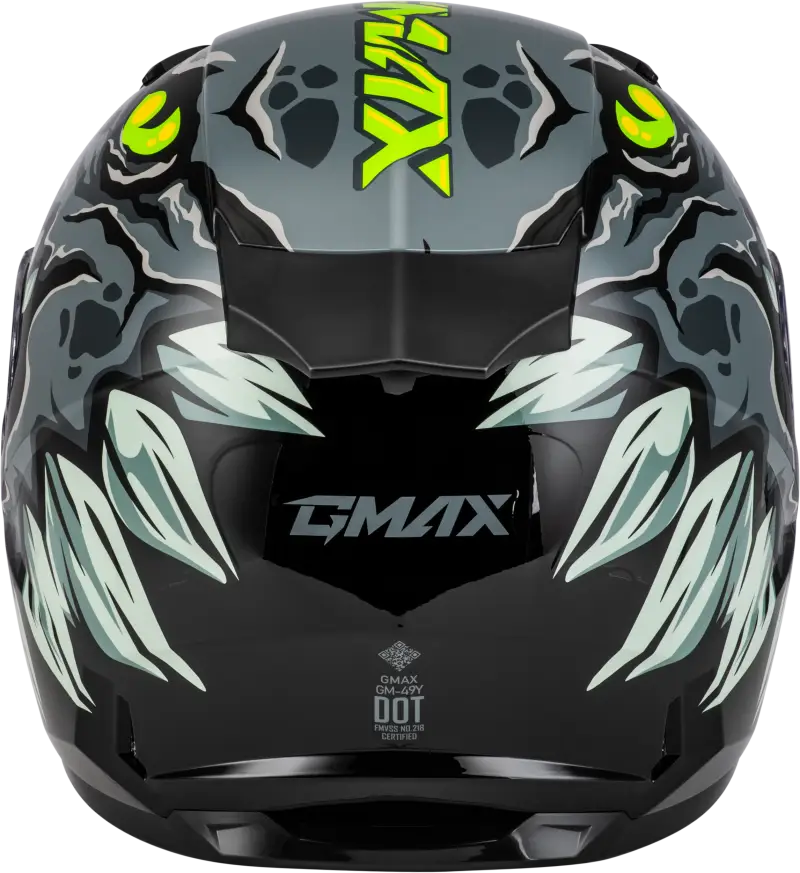 Youth Gm 49y Drax Snow Helmet Grey Ym - Powersports