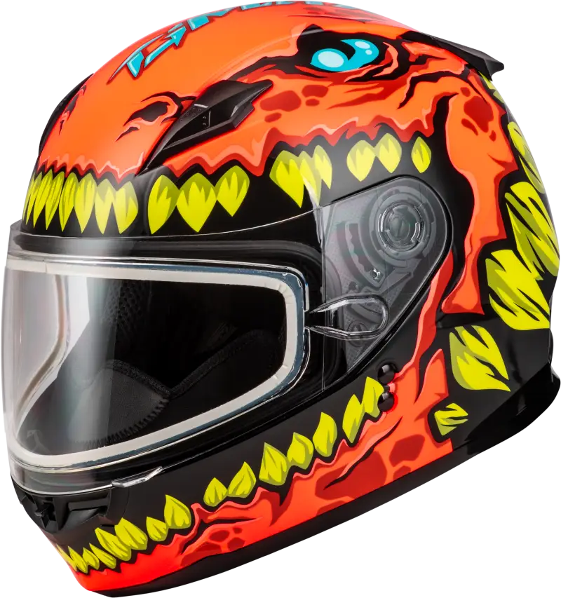 Youth Gm 49y Drax Snow Helmet Orange Ym - Powersports