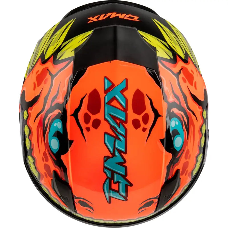 Youth Gm 49y Drax Snow Helmet Orange Ys - Powersports