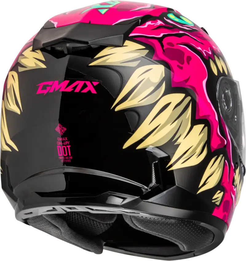 Youth Gm 49y Drax Snow Helmet Pink Yl - Powersports
