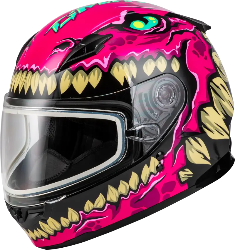 Youth Gm 49y Drax Snow Helmet Pink Yl - Powersports