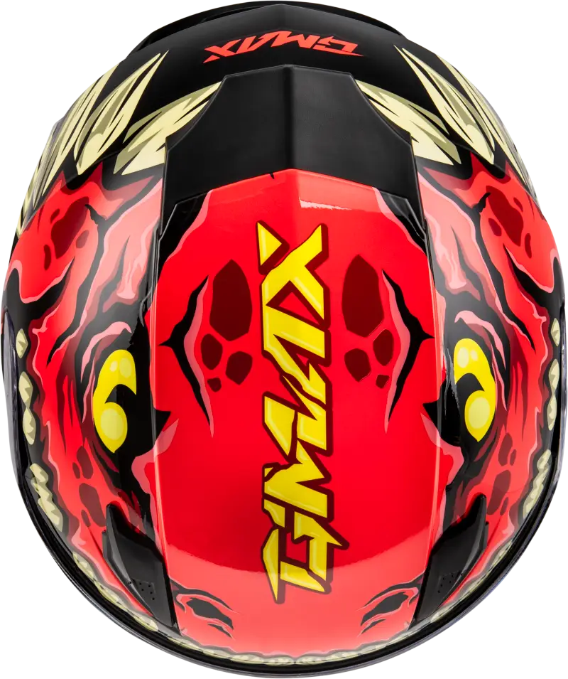 Youth Gm 49y Drax Snow Helmet Red Ym - Powersports