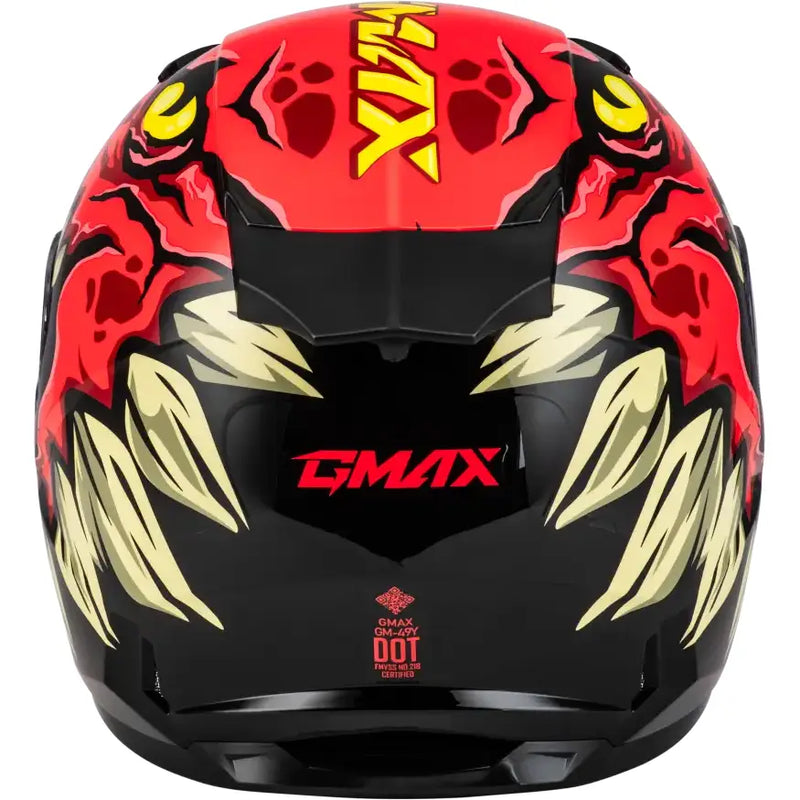 Youth Gm 49y Drax Snow Helmet Red Ys - Powersports