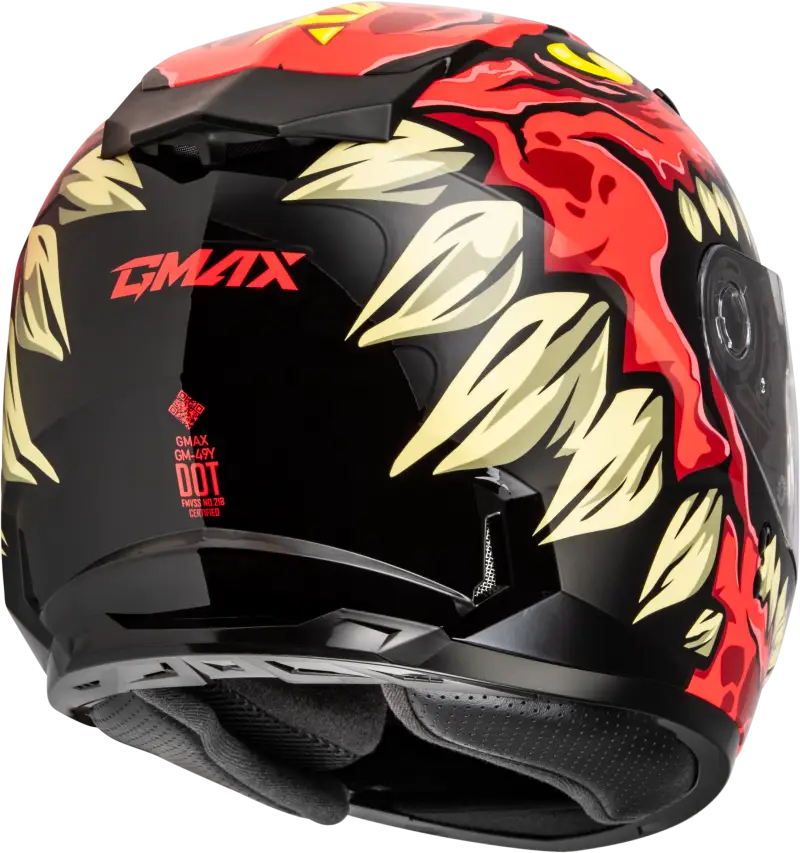 Youth Gm 49y Drax Snow Helmet Red Ys - Powersports