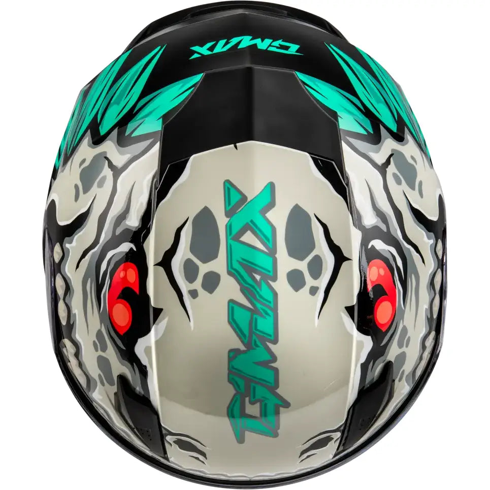 Youth Gm 49y Drax Snow Helmet Silver Ym - Powersports