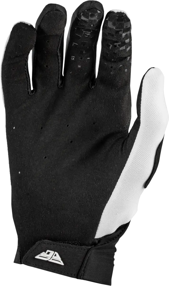 Youth Pro Lite Gloves White/Black Yl - FLY RACING