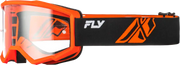 Youth Focus Goggle Blk/Orange W/ Clear Lens - FLY RACING