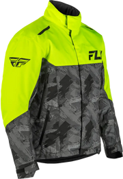 Youth Snx Pro Jacket Hi Vis/Black Yl - FLY RACING