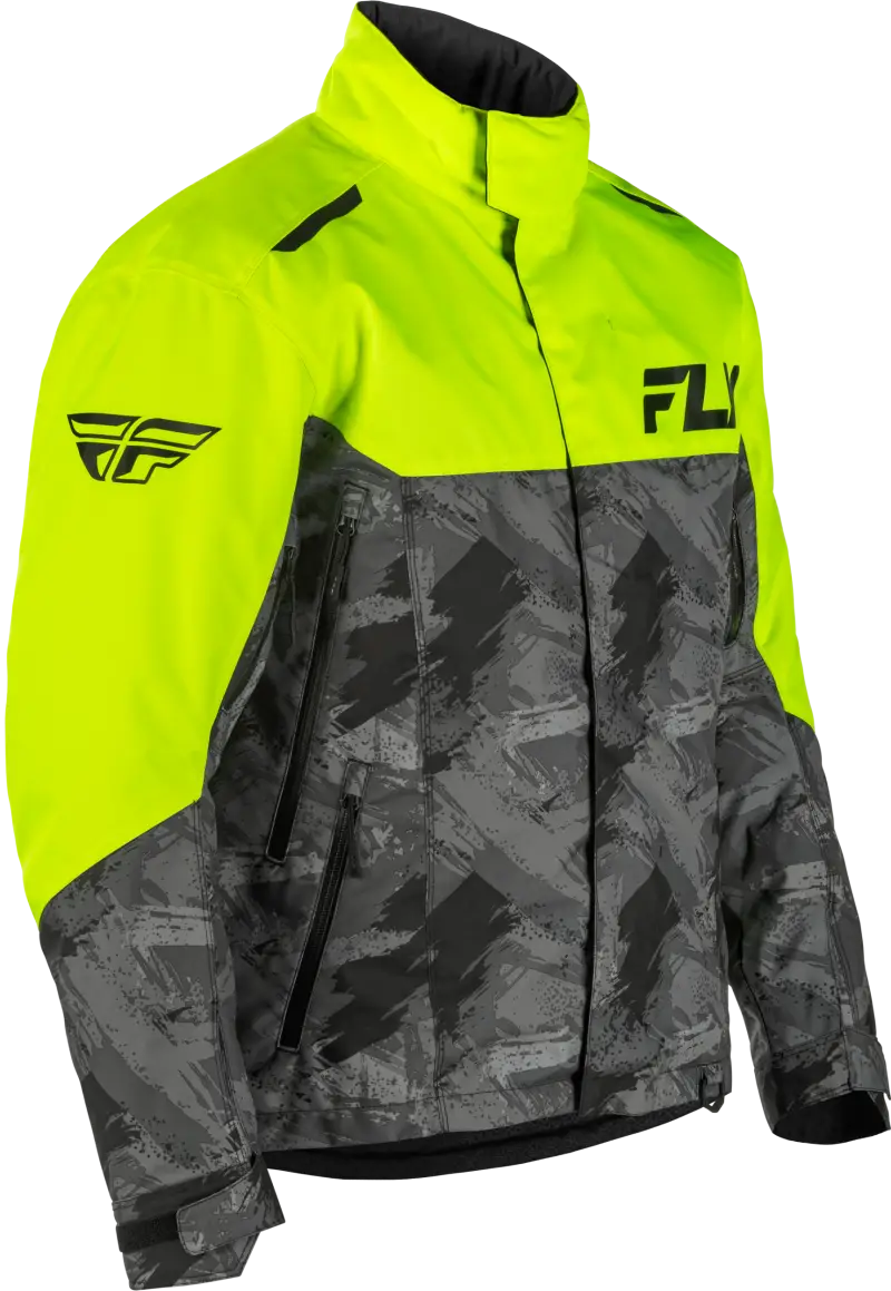 Youth Snx Pro Jacket Hi Vis/Black Yl - FLY RACING
