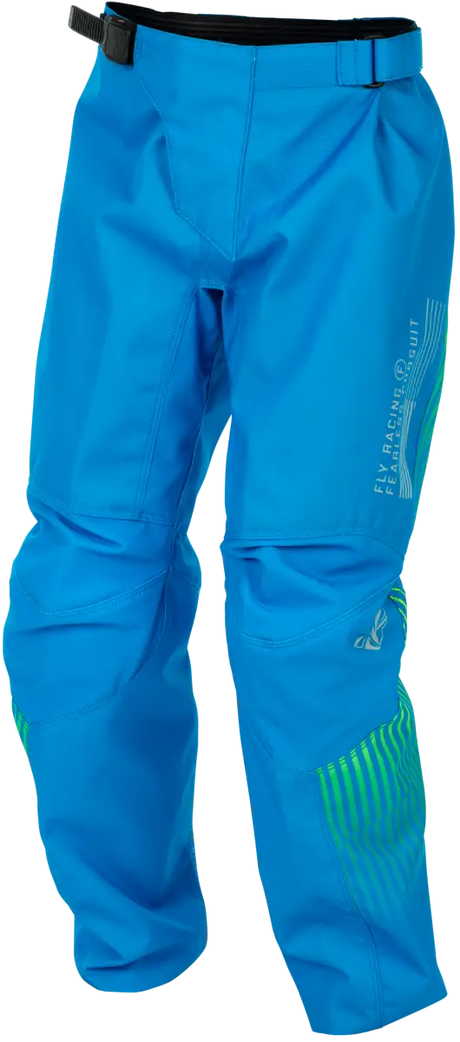 Youth F 16 Pants Blue/Hi Vis Sz 18 - FLY RACING
