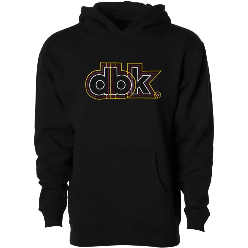 Lined Up Youth Hoodie Black Ys - DBK