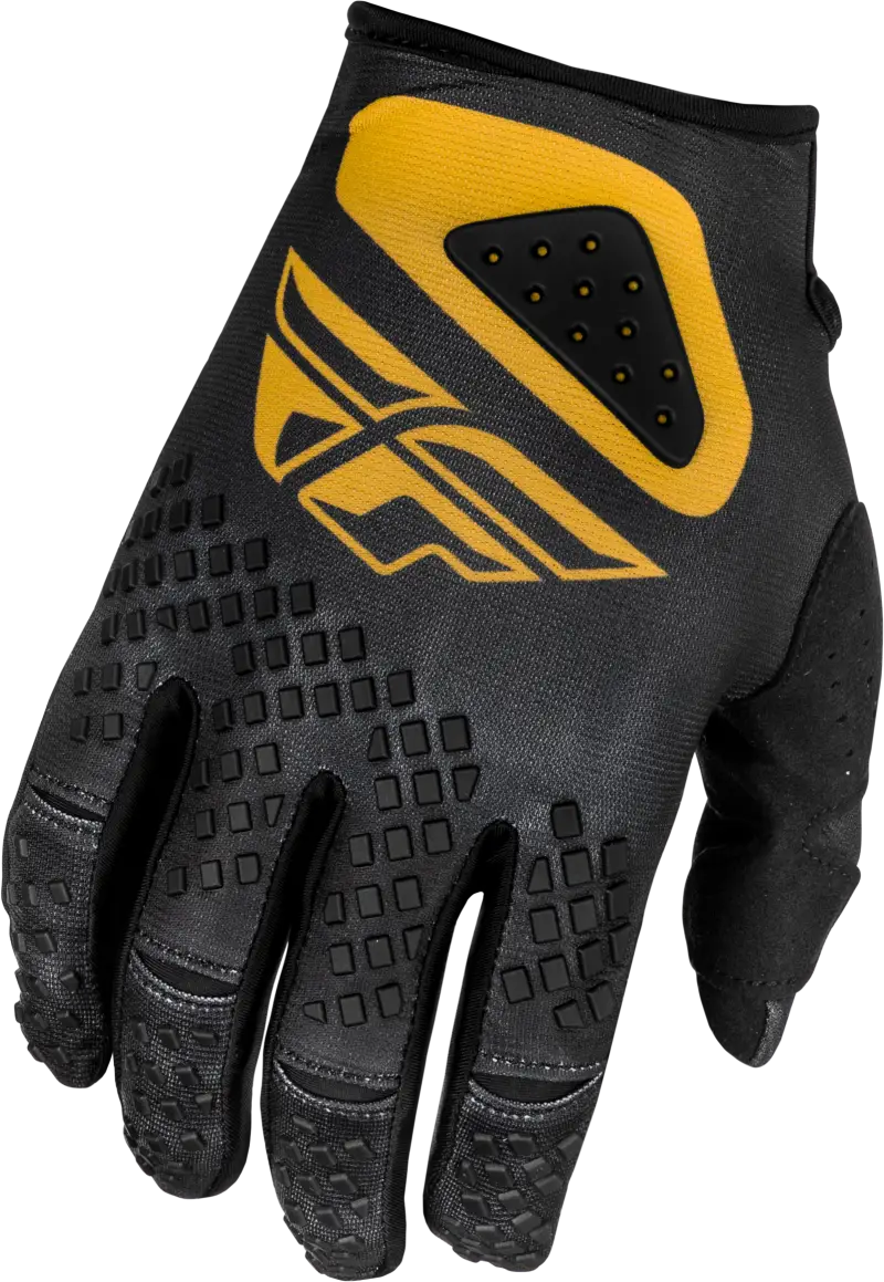 Youth Kinetic Center Gloves Black/Gold Yl