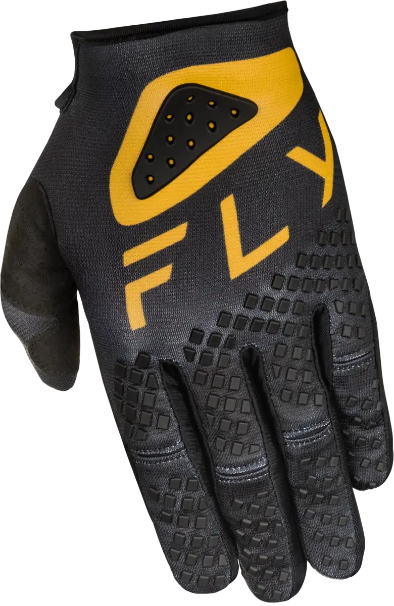 Youth Kinetic Center Gloves Black/Gold Ym