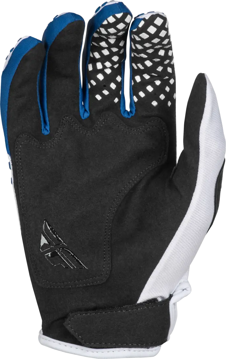 Youth Kinetic Center Gloves White/Navy Ym