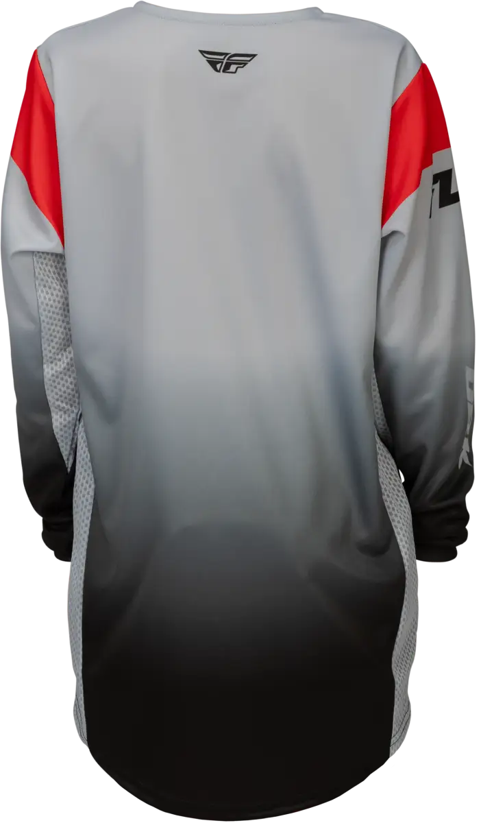 Youth Kinetic Dbk Jersey Grey/Black/Red Ym - FLY RACING