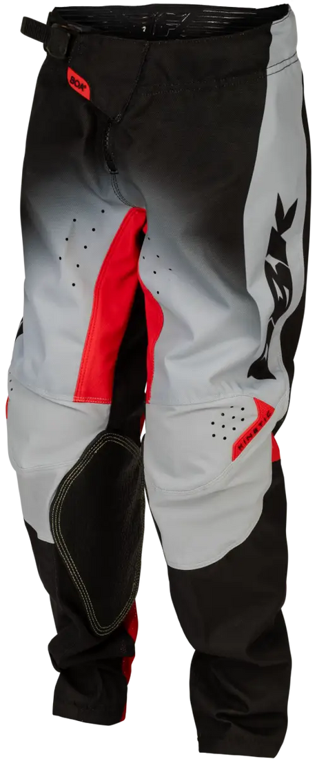 Youth Kinetic Dbk Pants Grey/Black/Red Sz 18 - FLY RACING