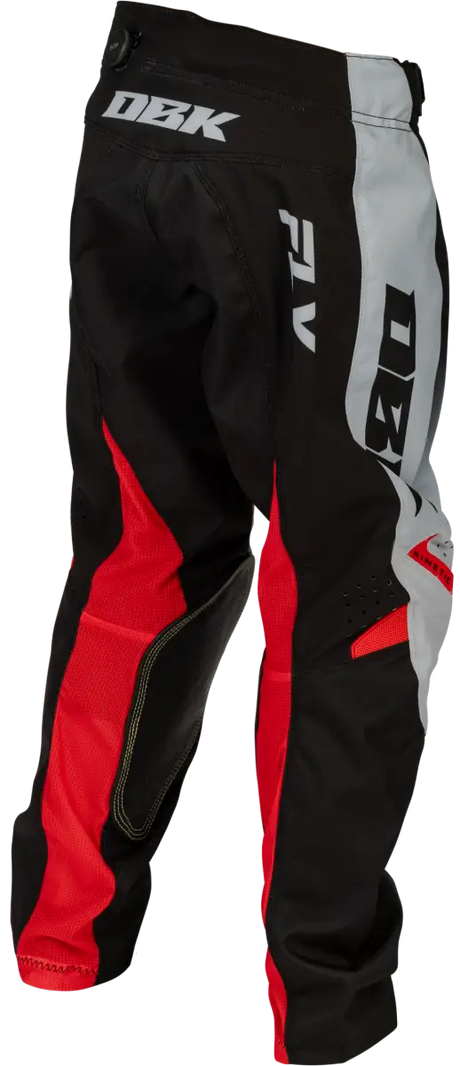 Youth Kinetic Dbk Pants Grey/Black/Red Sz 26 - FLY RACING