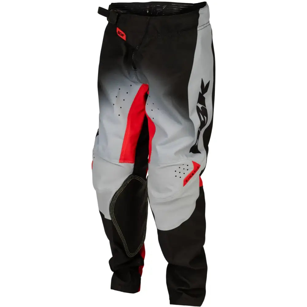 Youth Kinetic Dbk Pants Grey/Black/Red Sz 26 - FLY RACING