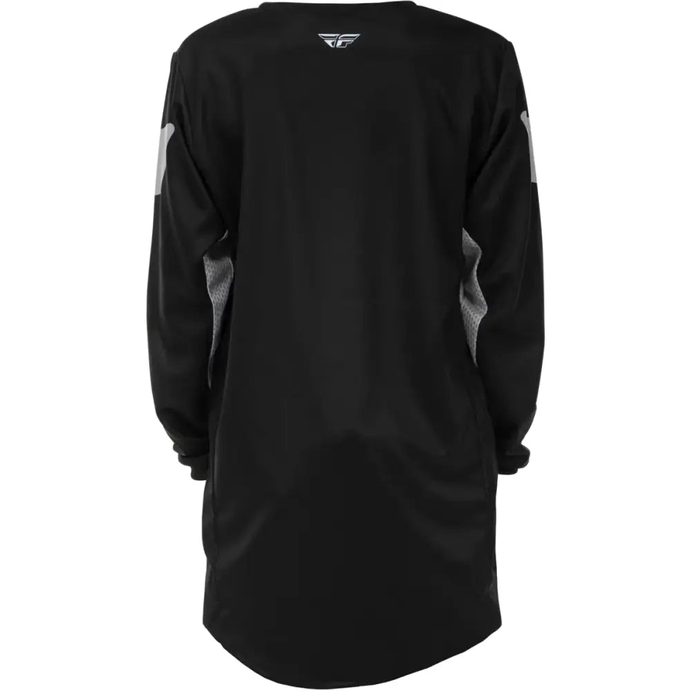 Youth Kinetic Jersey Black/Grey Ym - FLY RACING