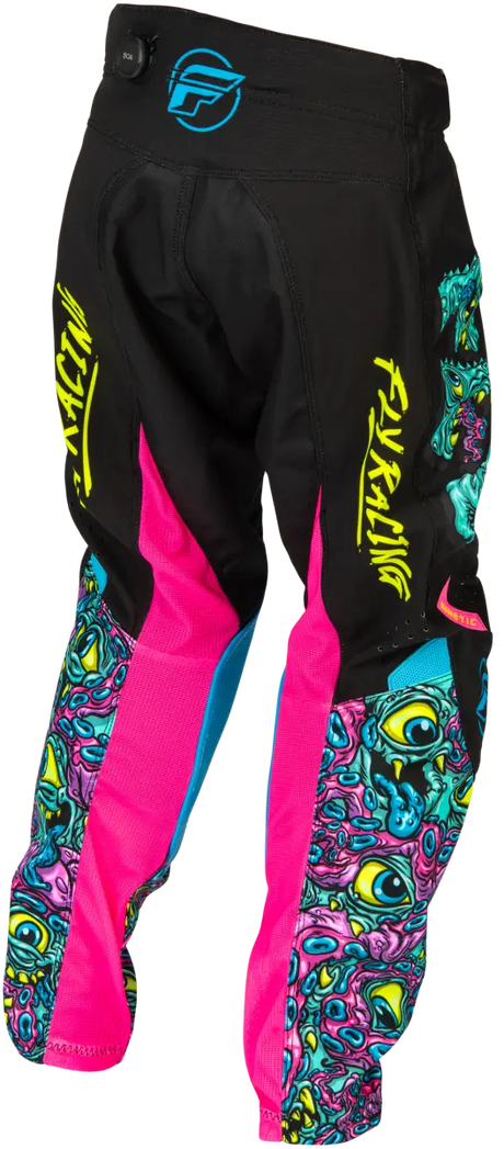 Youth Kinetic Mutant Pants Black/Multi Sz 20 - FLY RACING