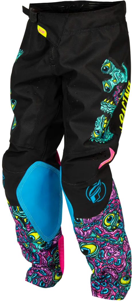 Youth Kinetic Mutant Pants Black/Multi Sz 20 - FLY RACING