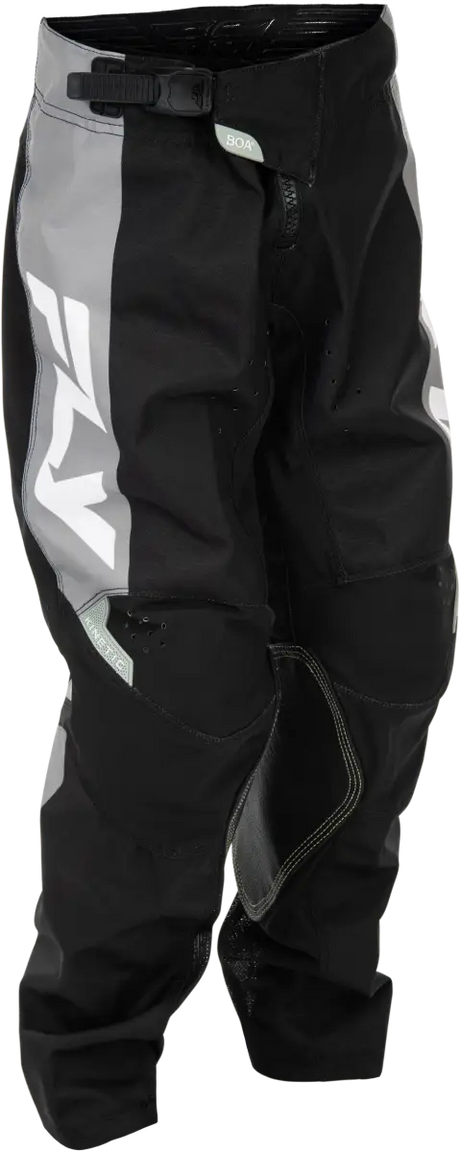 Youth Kinetic Pants Black/Grey Sz 24 - FLY RACING