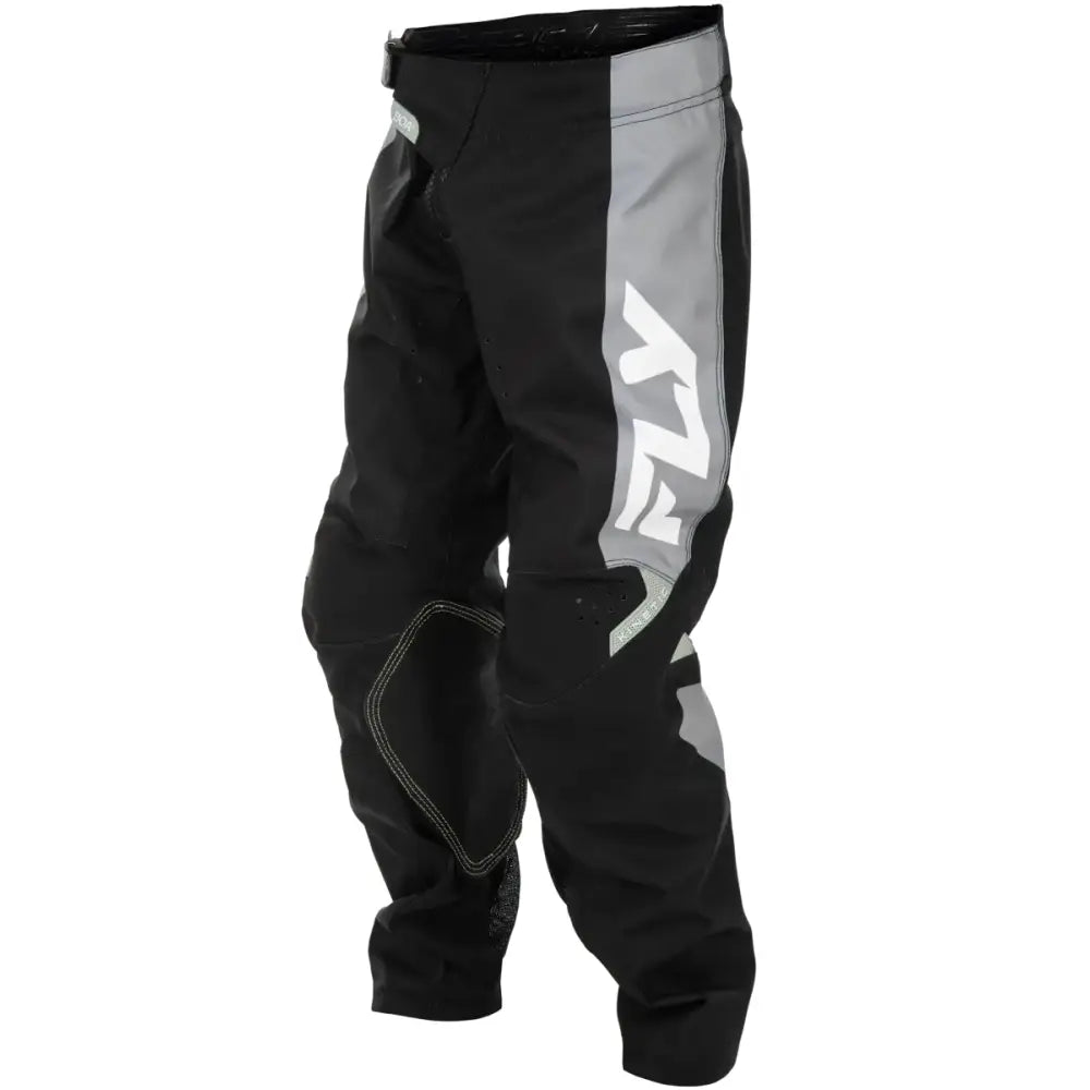 Youth Kinetic Pants Black/Grey Sz 22 - FLY RACING