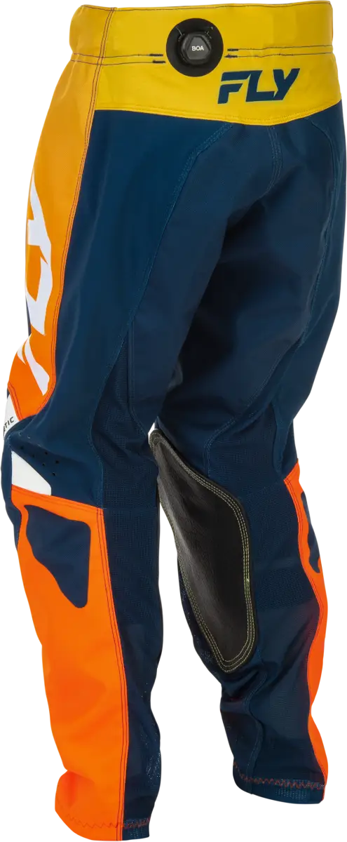 Youth Kinetic Pants Navy/Orange Sz 20 - FLY RACING