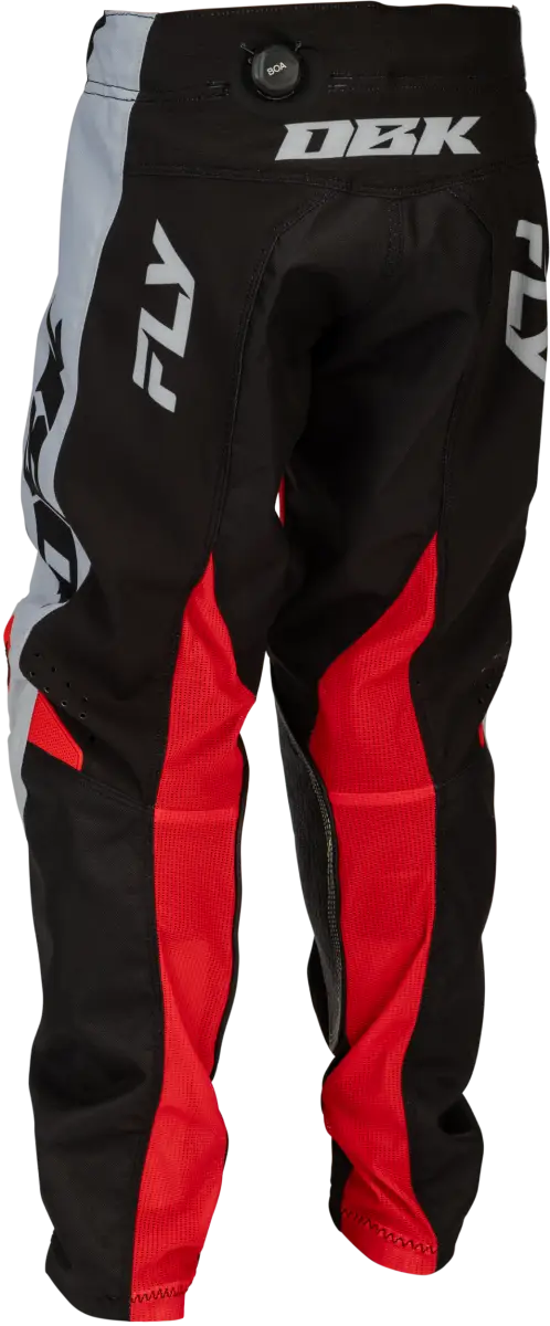 Youth Kinetic Dbk Pants Grey/Black/Red Sz 24 - FLY RACING