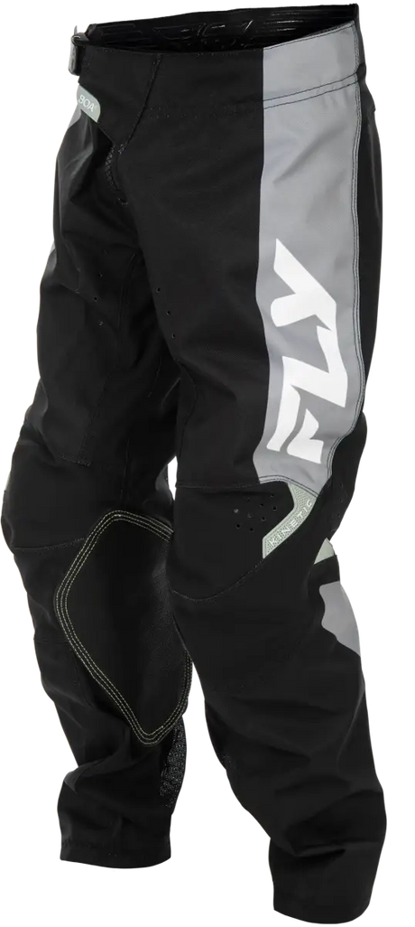 Youth Kinetic Pants Black/Grey Sz 20 - FLY RACING