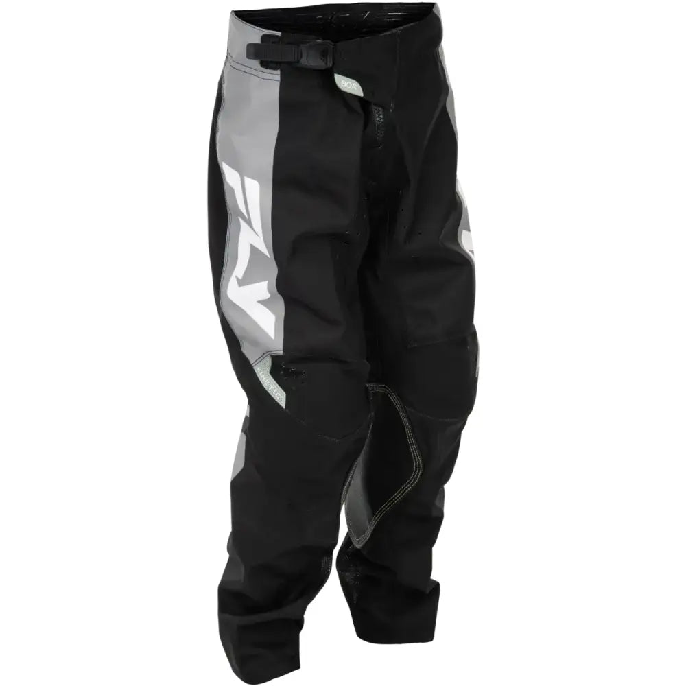 Youth Kinetic Pants Black/Grey Sz 20 - FLY RACING