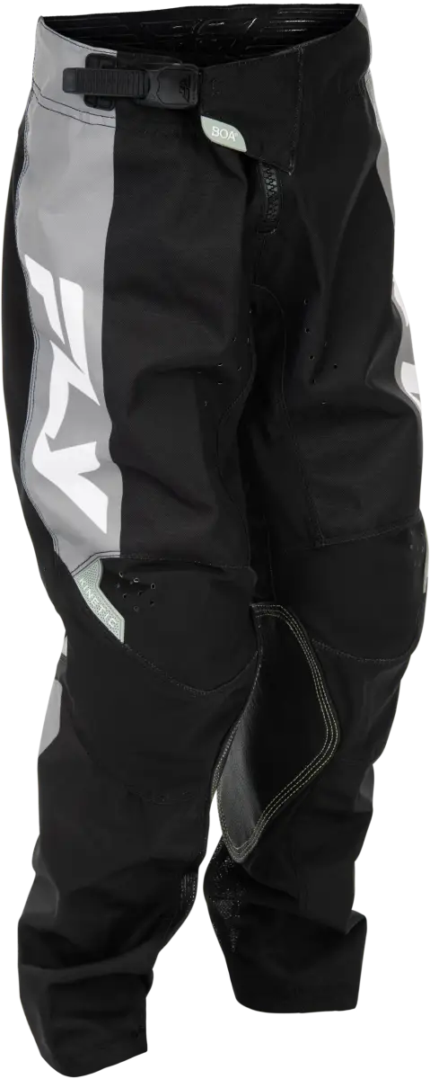 Youth Kinetic Pants Black/Grey Sz 20 - FLY RACING