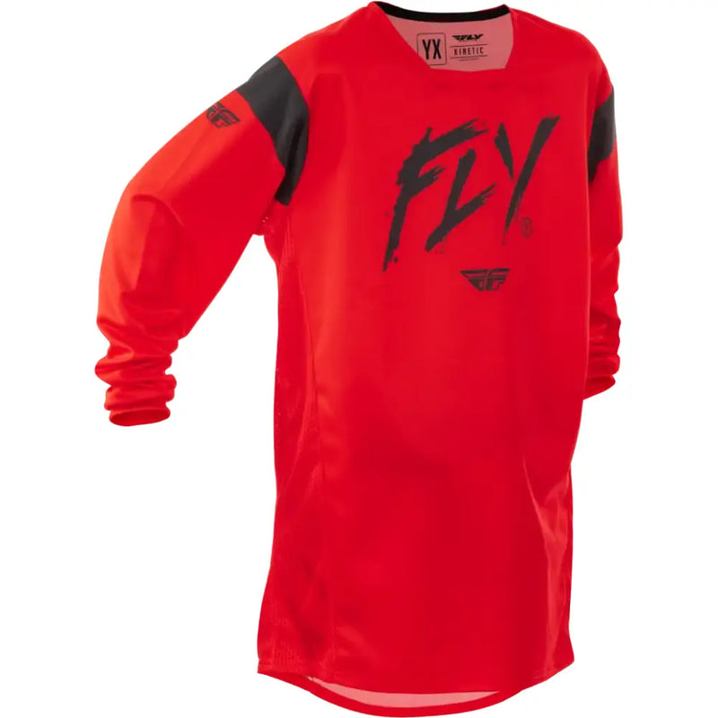Youth Kinetic Stoke Jersey Red/Black Ys