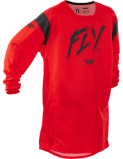 Youth Kinetic Stoke Jersey Red/Black Yxl