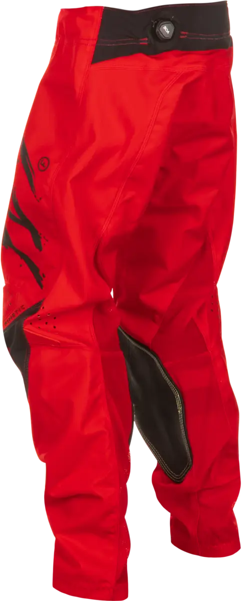 Youth Kinetic Stoke Pants Red/Black Sz 22